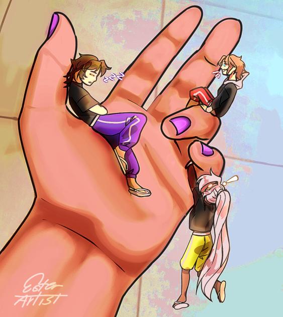 My Personas In My Hand💛💜❤