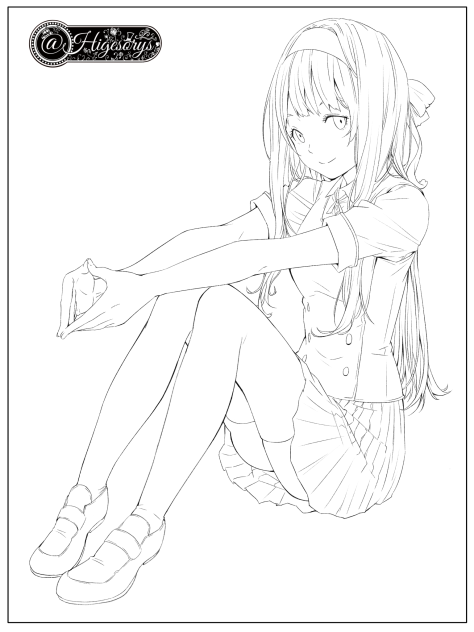 ★Uniforms✖︎Girls★(線画)