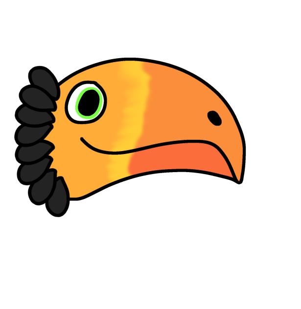 Toucan dragon puppet concept