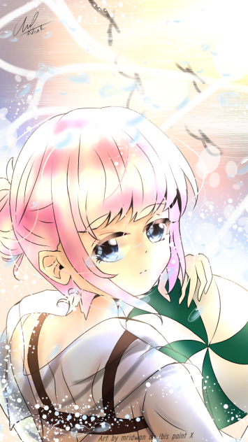 summer with Sunset lineart2