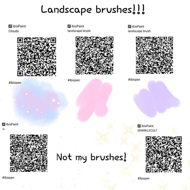 Landscape brushes!(not mine!)