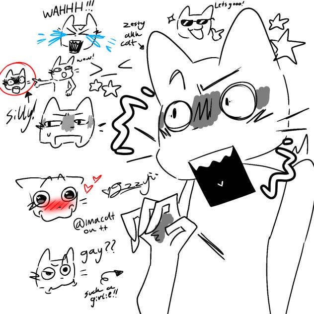 silly sketches of my fav lil guy XC