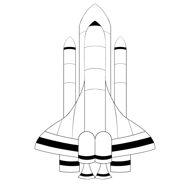spaceship outlines