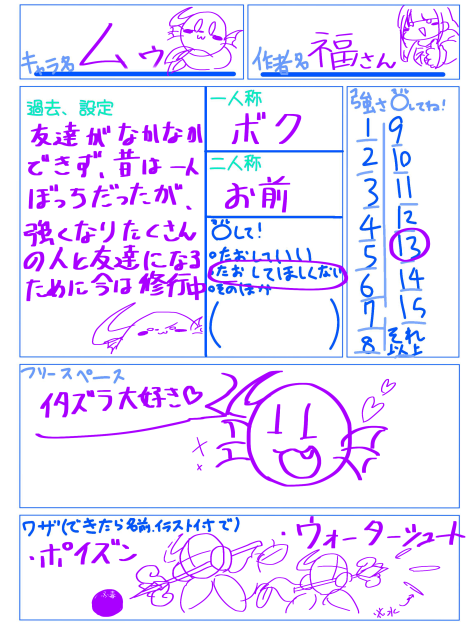 ムゥ君の資料