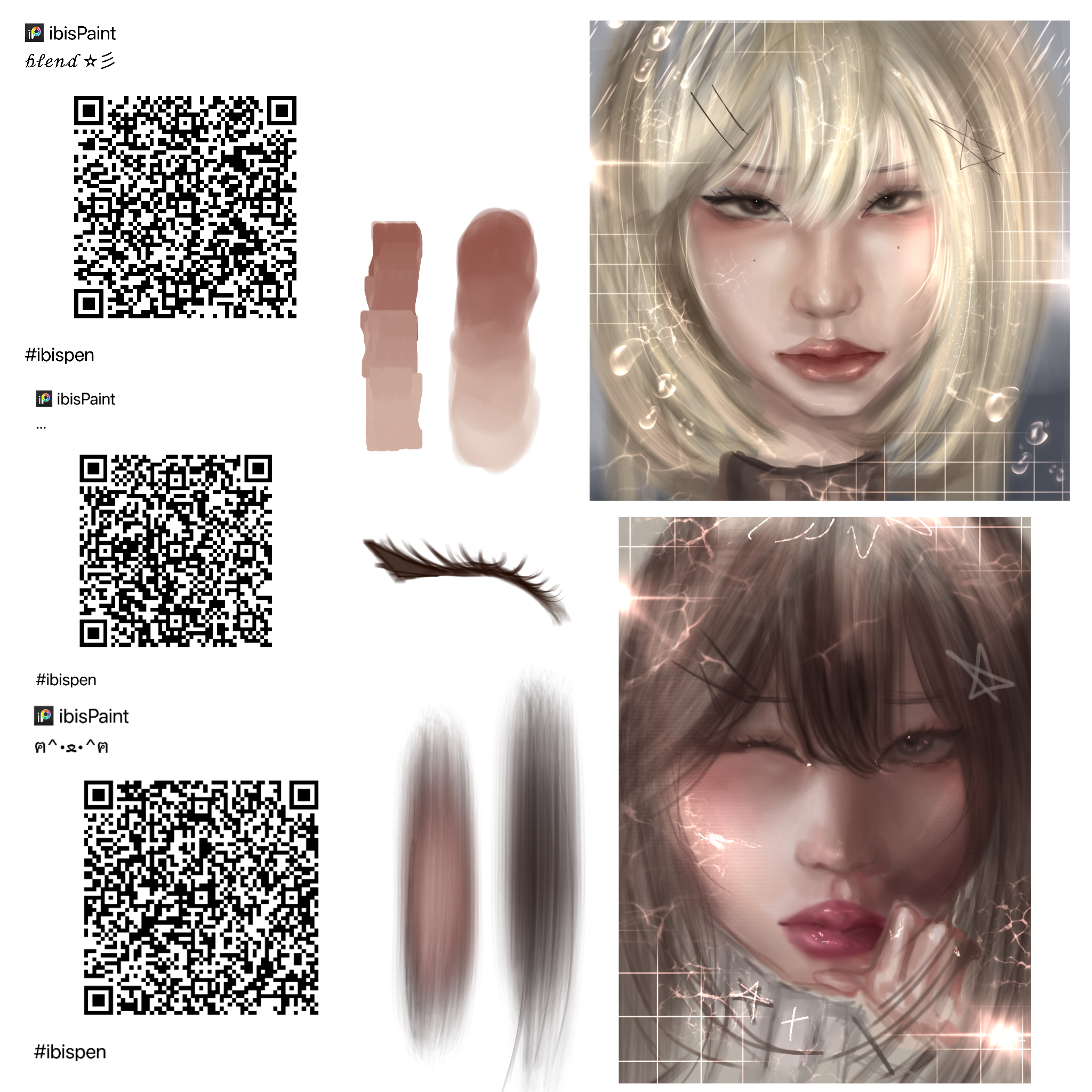 realistic brush pack. - ibisPaint
