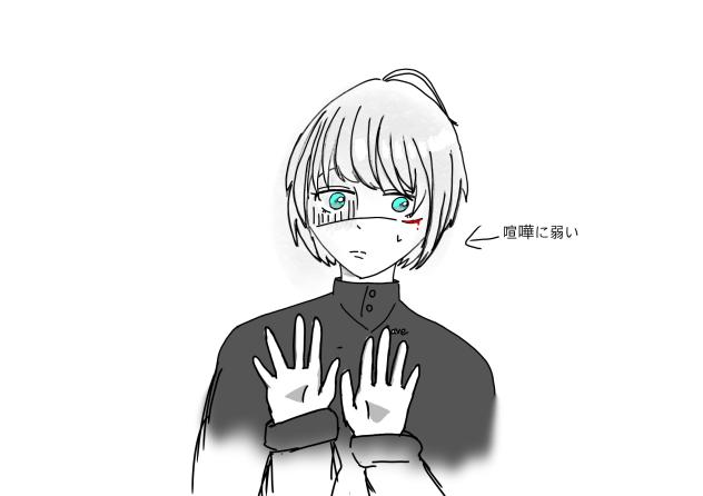 「こう見えて、喧嘩は弱いんです…」