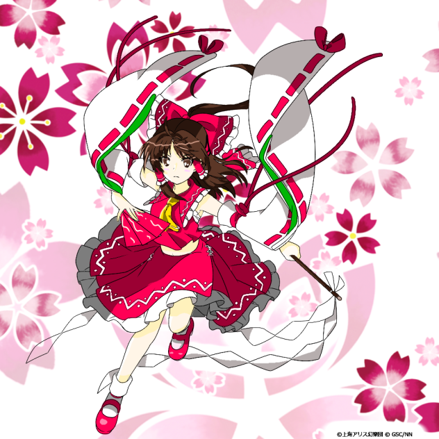 東方塗りマス 霊夢