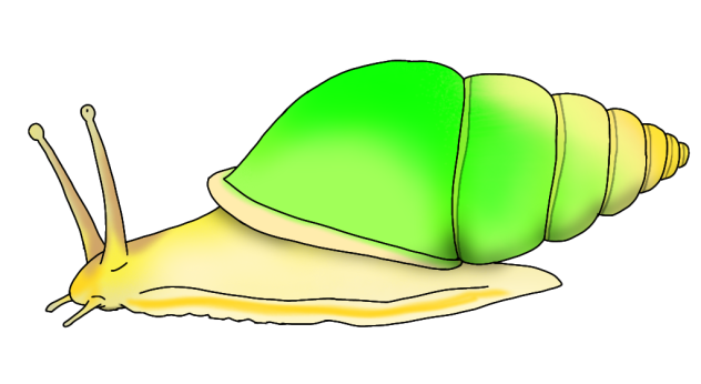 Emerald Green Snail render