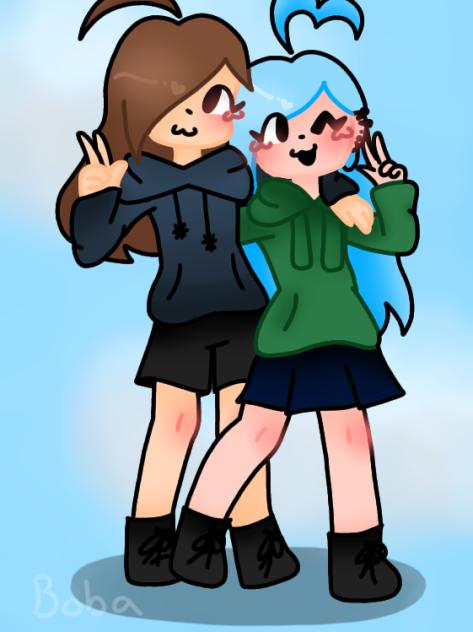 My persona and me Irl (BFF'S)