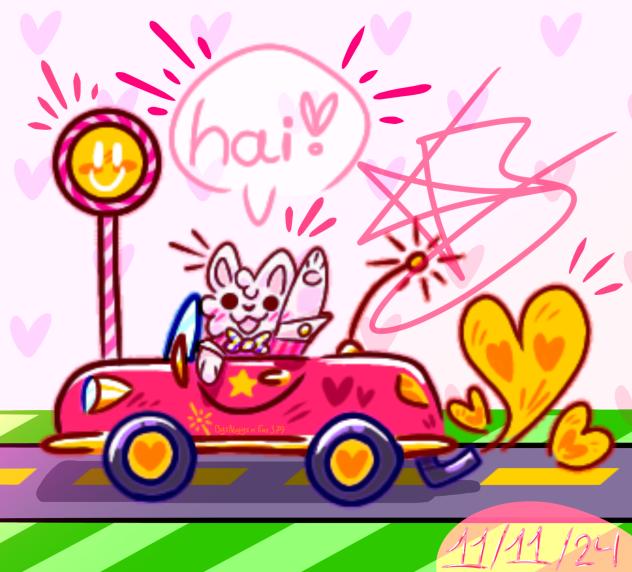 🩷🩵💛 Off to Work! 🩷🩵💛
