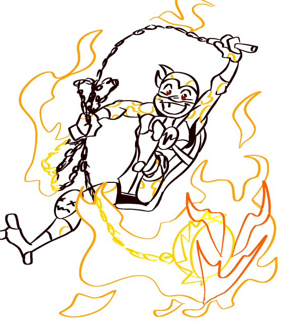 Whip O'Rama lineart