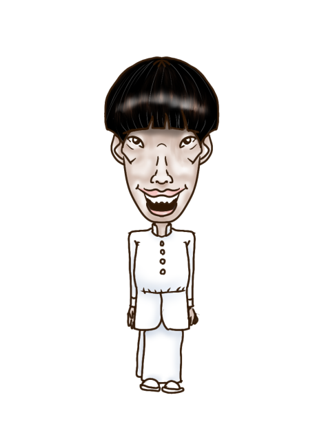 似顔絵 坂口涼太郎 恐怖新聞鬼形礼 - ibisPaint