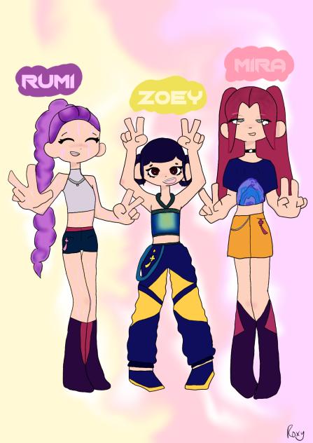 Huntrix!!!!! 🫠🫢🫣