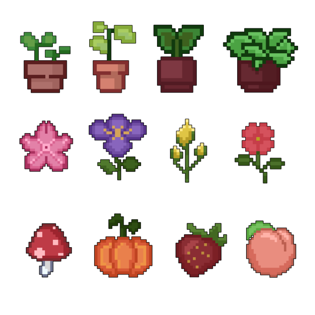 Plants pxel