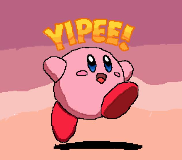 Ai Kirby art to Pixel art