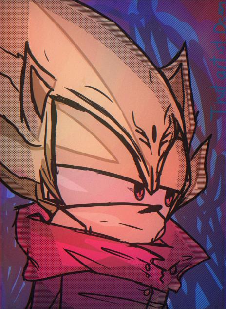 day16 draw everyday2025 sukuna sonic