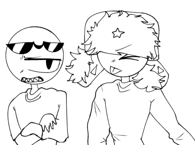 2 beanies fighting ♡