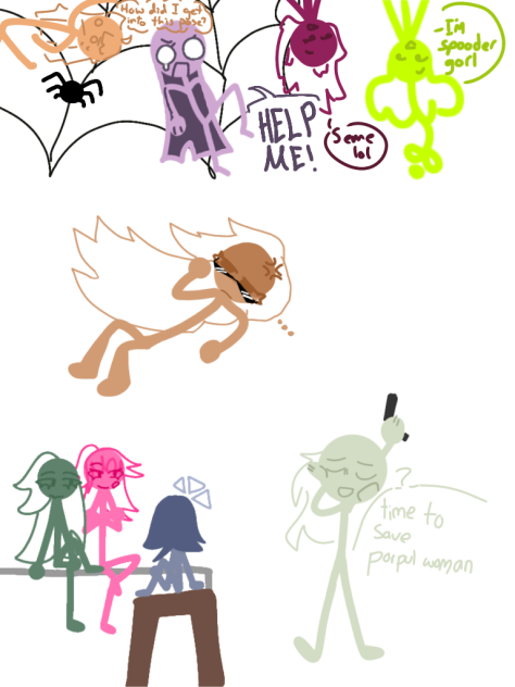 Stick figure collab - ibisPaint