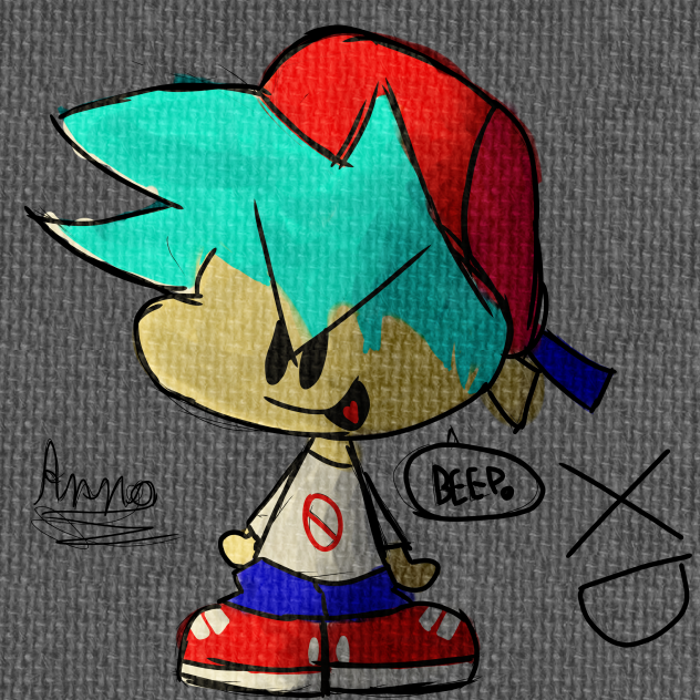 Blue hair