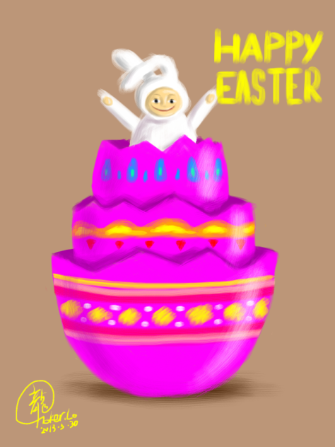 HAPPY EASTER 2013 - ibisPaint