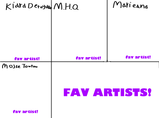 fav artists!