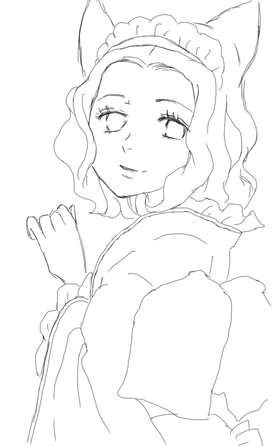 すすきほたる線画 Ibispaint