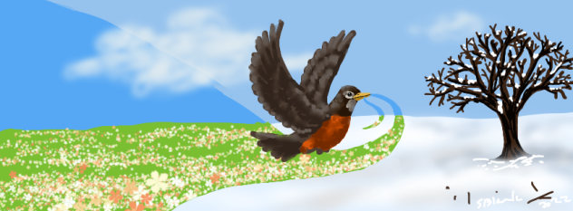 Bringing the Spring - ibisPaint