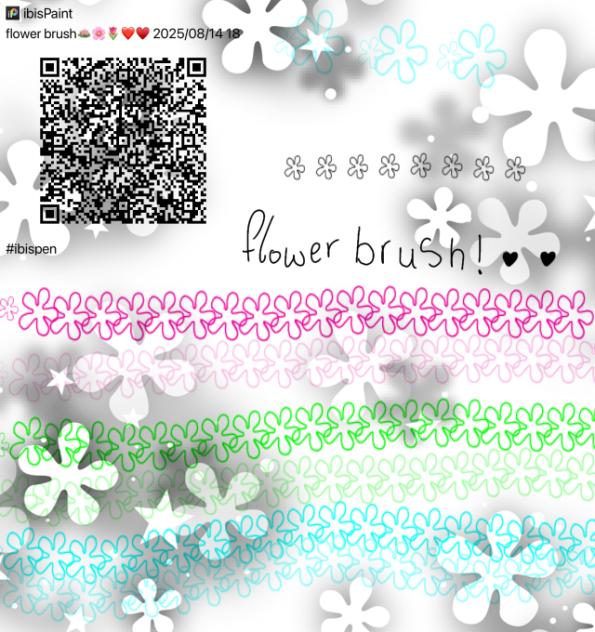 Flower brush - ibisPaint