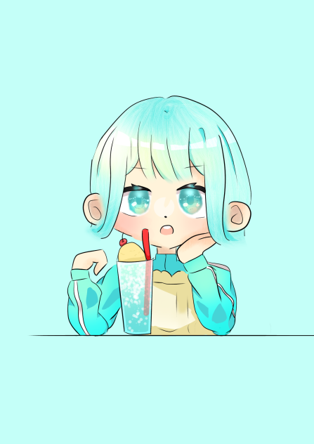 水色くりーむそーだ