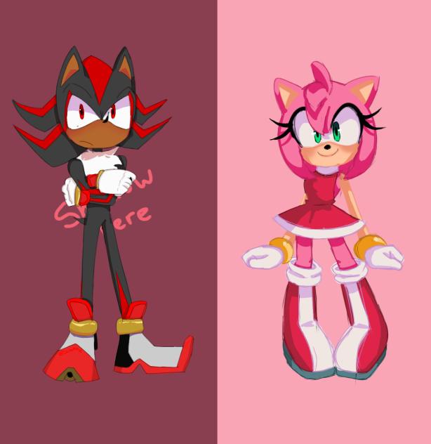 Shadow and Amy Collab💯😎