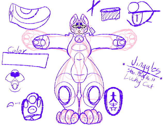 My new fnaf AND fursona oc