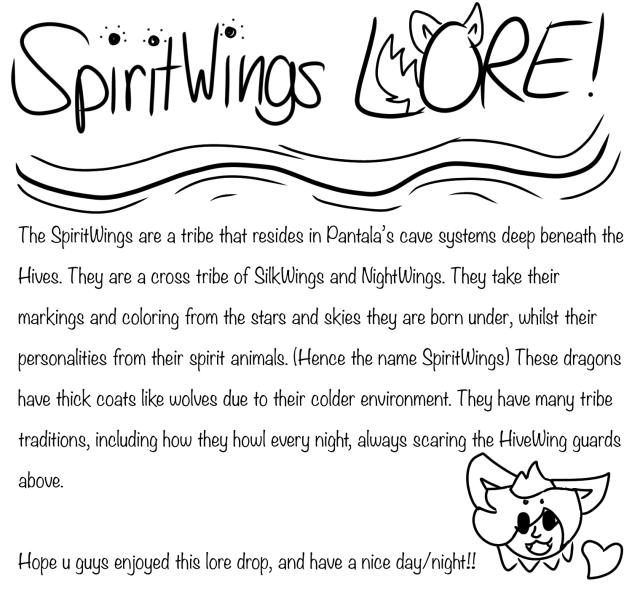 SPIRITWINGS LORE DROP!!!