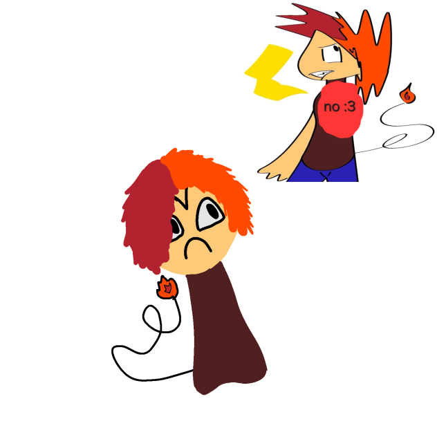 Drew a fren's oc