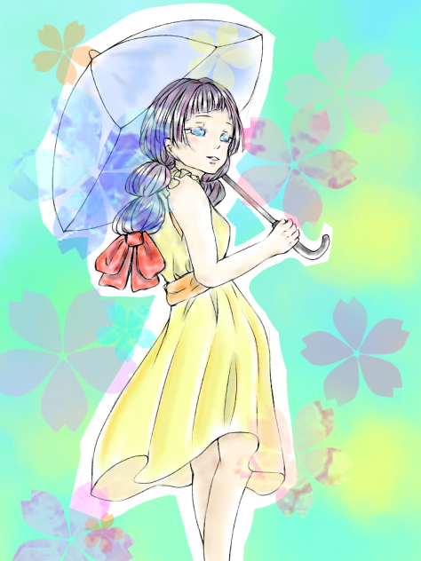 色塗り[花ノ降るヒ]