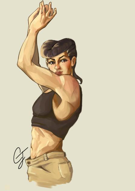 josuke in crop top
