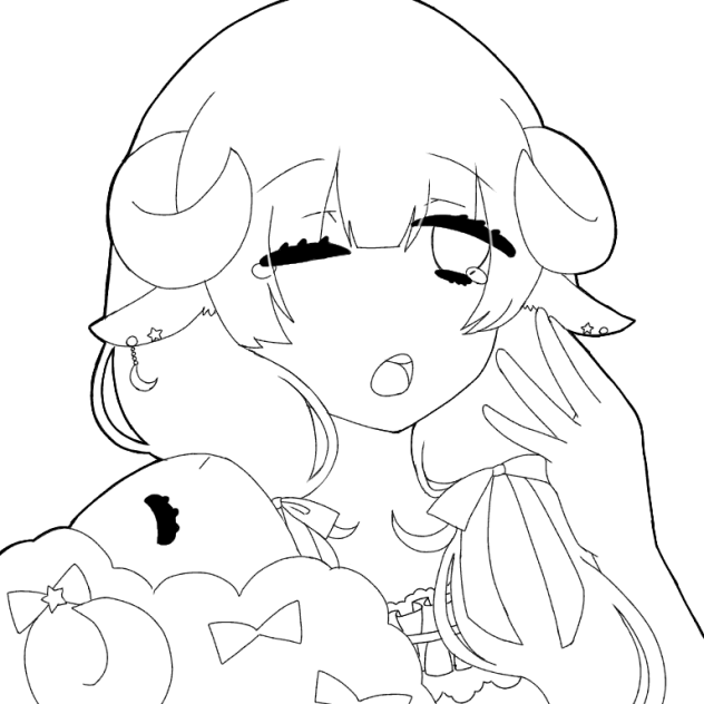 フリー線画4