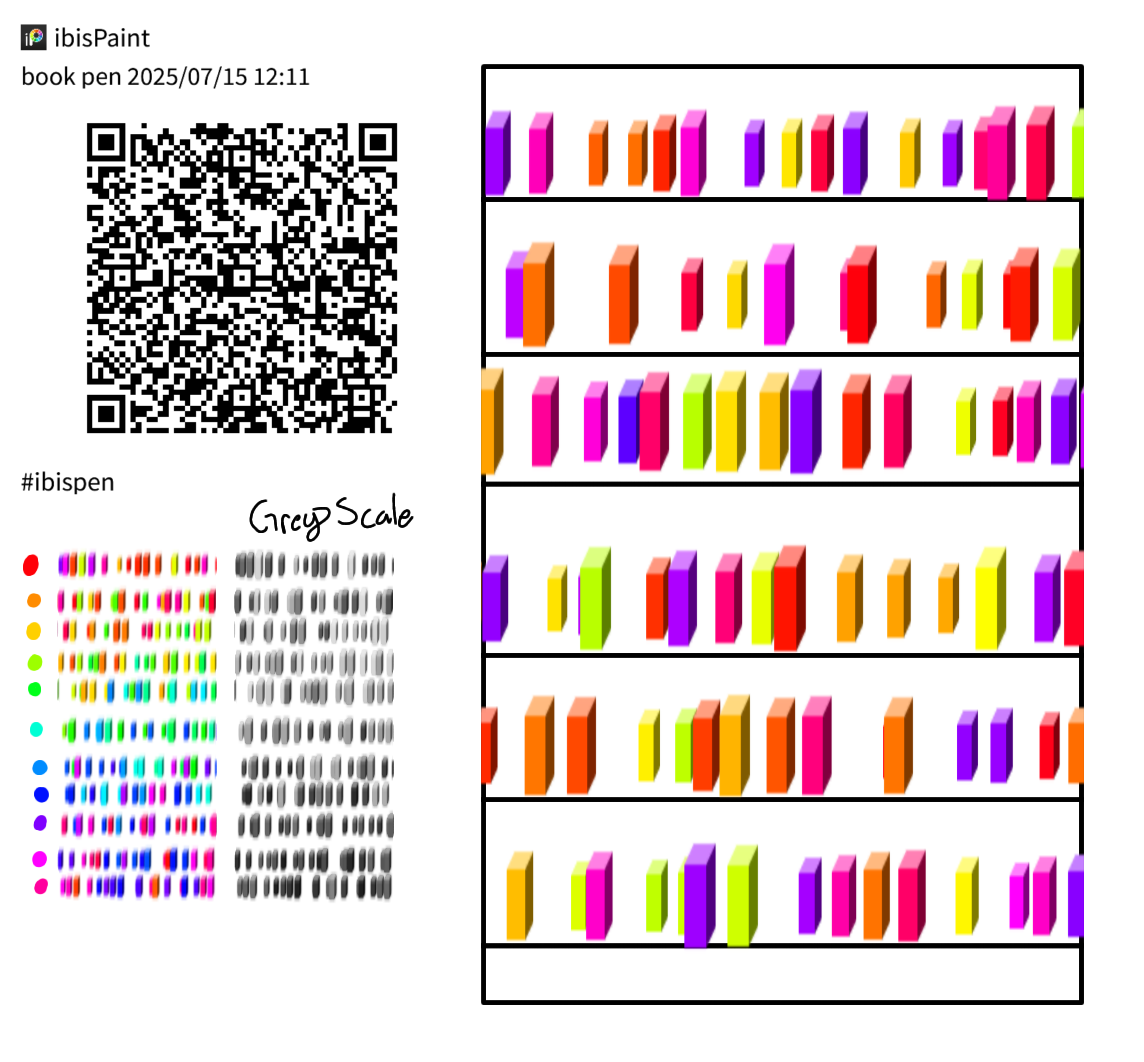 book pen QR code - ibisPaint