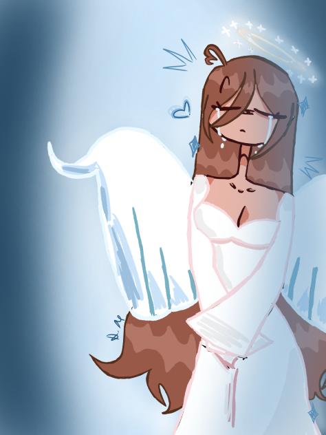 SAD ANGEL...❓🥀🥀