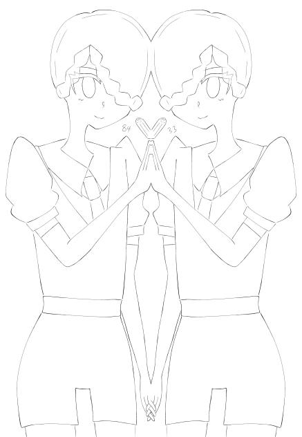 アメちゃん線画