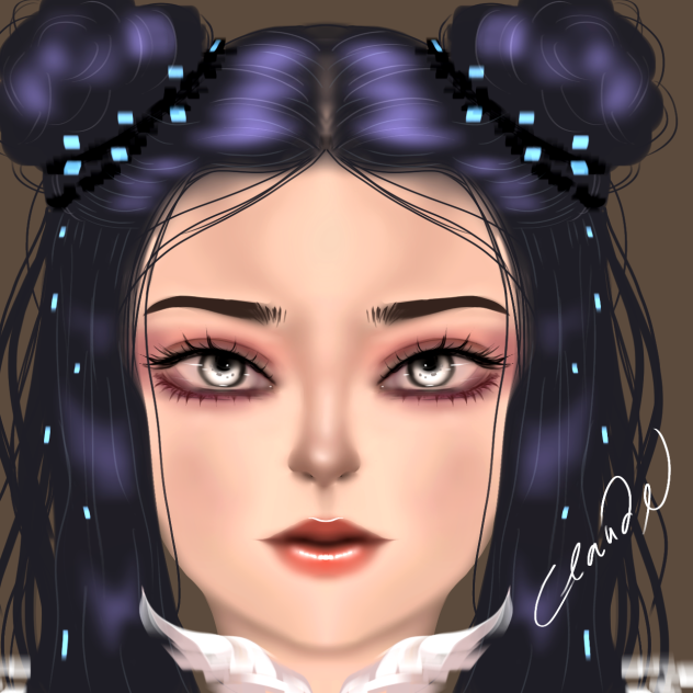 silvery eyes