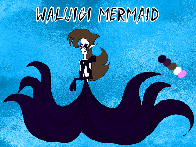 Waluigi mermaid