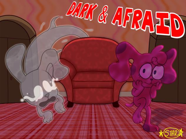 DARK & AFRAID ost fanart fnf BluesClues