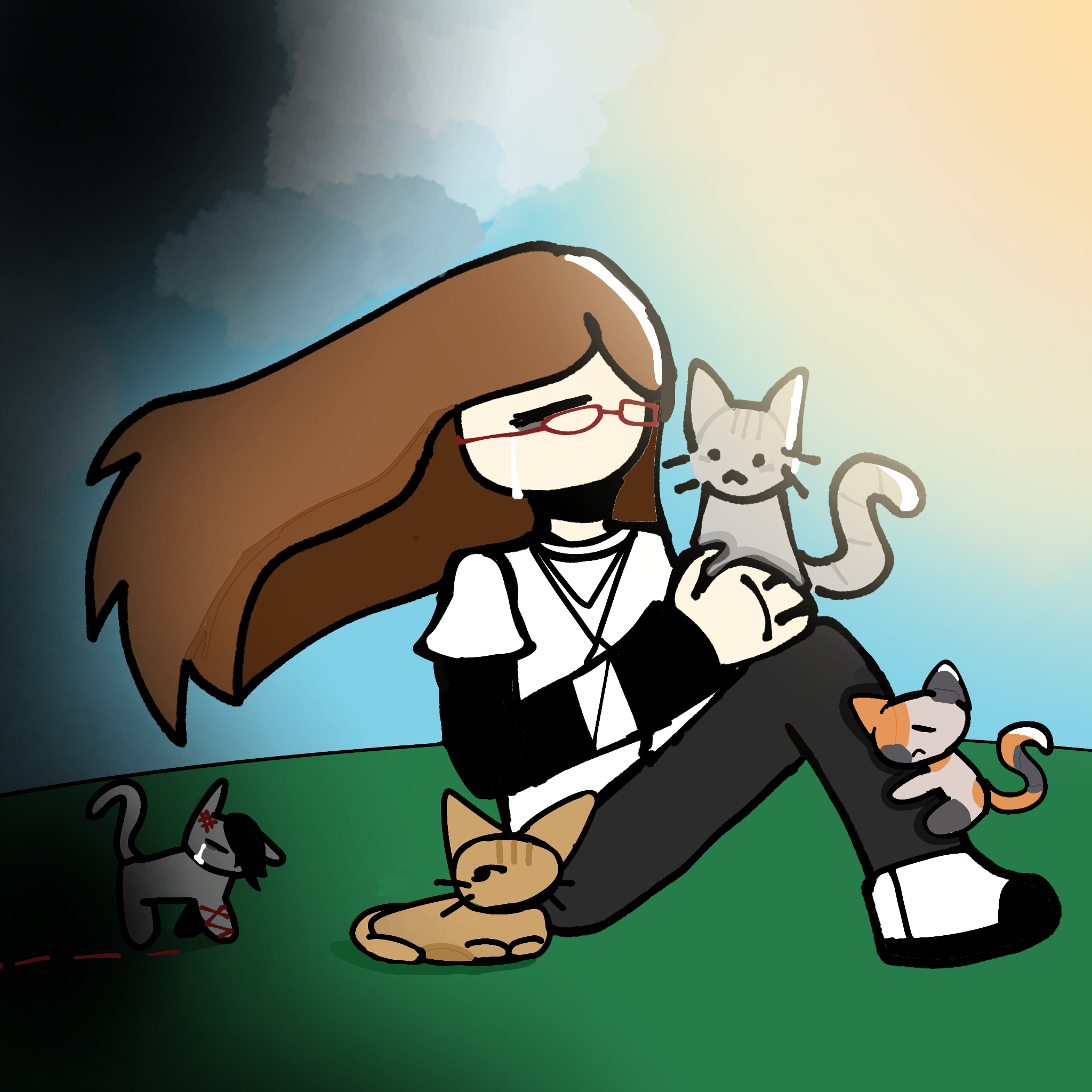 even darkness comes closer - ibisPaint