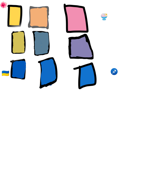 mixed colors from emojis ibisPaint