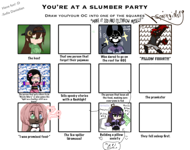 Sleepover Collab