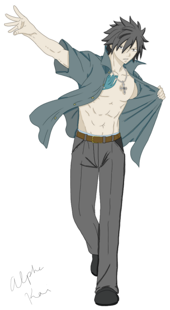 Gray Fullbuster Coloring Page