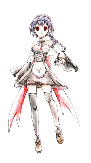 メイド服（水彩風）