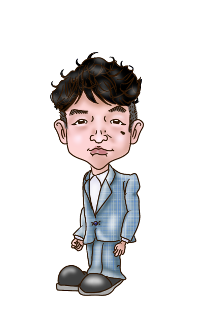 似顔絵　ゴスペラーズ　安岡優
