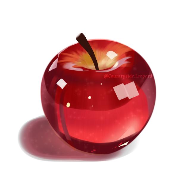 Glass apple ~·🍎🔮.~