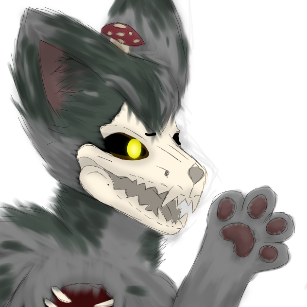 Art of my old fursona, Echo